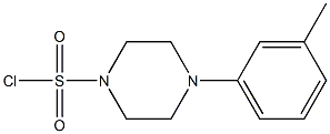 4-(3-methylphenyl)piperazine-1-sulfonyl chloride 구조식 이미지