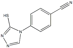 4-(3-sulfanyl-4H-1,2,4-triazol-4-yl)benzonitrile 구조식 이미지