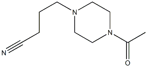 4-(4-acetylpiperazin-1-yl)butanenitrile Structure
