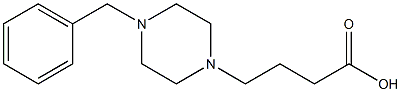 4-(4-benzylpiperazin-1-yl)butanoic acid 구조식 이미지