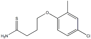 4-(4-chloro-2-methylphenoxy)butanethioamide Structure