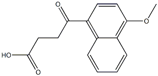 4-(4-methoxynaphthalen-1-yl)-4-oxobutanoic acid 구조식 이미지