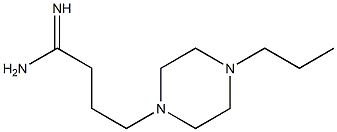 4-(4-propylpiperazin-1-yl)butanimidamide Structure