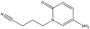 4-(5-amino-2-oxo-1,2-dihydropyridin-1-yl)butanenitrile 구조식 이미지