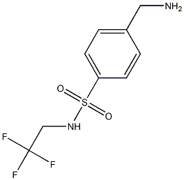 4-(aminomethyl)-N-(2,2,2-trifluoroethyl)benzenesulfonamide 구조식 이미지