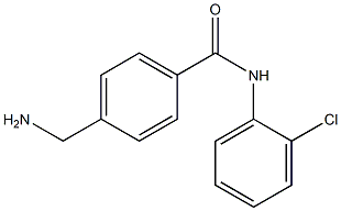 4-(aminomethyl)-N-(2-chlorophenyl)benzamide 구조식 이미지