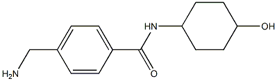 4-(aminomethyl)-N-(4-hydroxycyclohexyl)benzamide 구조식 이미지