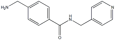 4-(aminomethyl)-N-(pyridin-4-ylmethyl)benzamide 구조식 이미지
