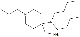 4-(aminomethyl)-N,N-dibutyl-1-propylpiperidin-4-amine 구조식 이미지