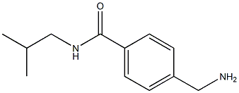 4-(aminomethyl)-N-isobutylbenzamide Structure