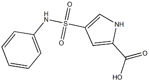 4-(anilinosulfonyl)-1H-pyrrole-2-carboxylic acid Structure