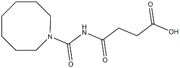 4-(azocan-1-ylcarbonylamino)-4-oxobutanoic acid Structure
