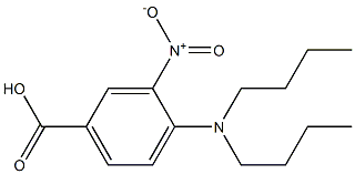 4-(dibutylamino)-3-nitrobenzoic acid 구조식 이미지