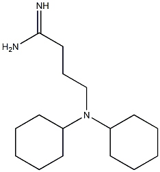 4-(dicyclohexylamino)butanimidamide 구조식 이미지