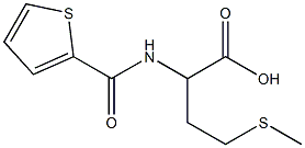 4-(methylthio)-2-[(thien-2-ylcarbonyl)amino]butanoic acid Structure
