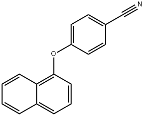 4-(naphthalen-1-yloxy)benzonitrile 구조식 이미지