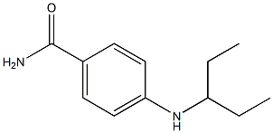 4-(pentan-3-ylamino)benzamide Structure