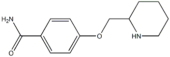 4-(piperidin-2-ylmethoxy)benzamide Structure