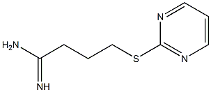 4-(pyrimidin-2-ylsulfanyl)butanimidamide 구조식 이미지