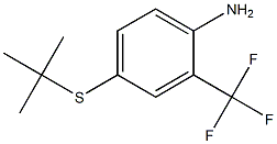 4-(tert-butylsulfanyl)-2-(trifluoromethyl)aniline 구조식 이미지