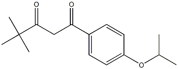 4,4-dimethyl-1-[4-(propan-2-yloxy)phenyl]pentane-1,3-dione Structure