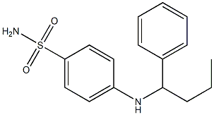 4-[(1-phenylbutyl)amino]benzene-1-sulfonamide 구조식 이미지