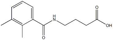 4-[(2,3-dimethylbenzoyl)amino]butanoic acid Structure