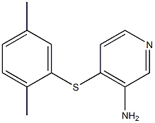 4-[(2,5-dimethylphenyl)sulfanyl]pyridin-3-amine 구조식 이미지