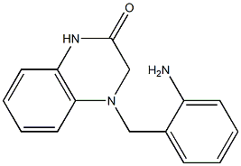 4-[(2-aminophenyl)methyl]-1,2,3,4-tetrahydroquinoxalin-2-one 구조식 이미지