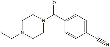 4-[(4-ethylpiperazin-1-yl)carbonyl]benzonitrile 구조식 이미지