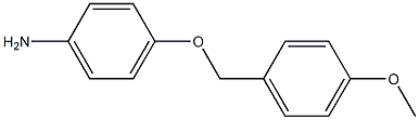 4-[(4-methoxyphenyl)methoxy]aniline Structure