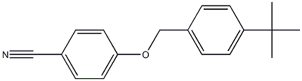 4-[(4-tert-butylphenyl)methoxy]benzonitrile Structure
