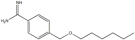 4-[(hexyloxy)methyl]benzene-1-carboximidamide Structure