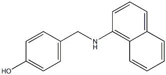 4-[(naphthalen-1-ylamino)methyl]phenol 구조식 이미지