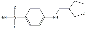 4-[(oxolan-3-ylmethyl)amino]benzene-1-sulfonamide 구조식 이미지