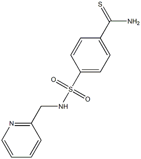 4-[(pyridin-2-ylmethyl)sulfamoyl]benzene-1-carbothioamide Structure