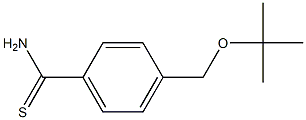 4-[(tert-butoxy)methyl]benzene-1-carbothioamide 구조식 이미지