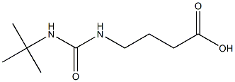 4-[(tert-butylcarbamoyl)amino]butanoic acid Structure