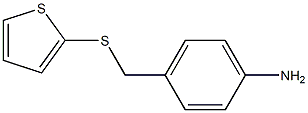 4-[(thiophen-2-ylsulfanyl)methyl]aniline Structure