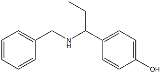 4-[1-(benzylamino)propyl]phenol 구조식 이미지