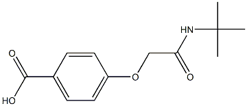 4-[2-(tert-butylamino)-2-oxoethoxy]benzoic acid 구조식 이미지