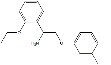 4-[2-amino-2-(2-ethoxyphenyl)ethoxy]-1,2-dimethylbenzene 구조식 이미지