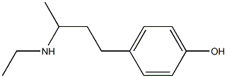 4-[3-(ethylamino)butyl]phenol 구조식 이미지