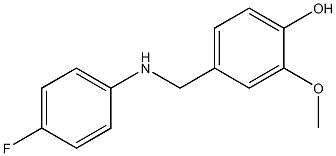 4-{[(4-fluorophenyl)amino]methyl}-2-methoxyphenol 구조식 이미지