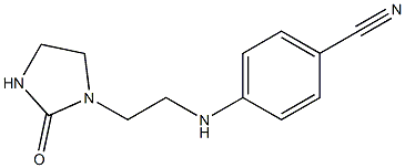 4-{[2-(2-oxoimidazolidin-1-yl)ethyl]amino}benzonitrile Structure