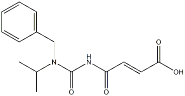 4-{[benzyl(propan-2-yl)carbamoyl]amino}-4-oxobut-2-enoic acid Structure