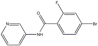 4-bromo-2-fluoro-N-pyridin-3-ylbenzamide 구조식 이미지