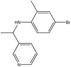 4-bromo-2-methyl-N-[1-(pyridin-3-yl)ethyl]aniline 구조식 이미지