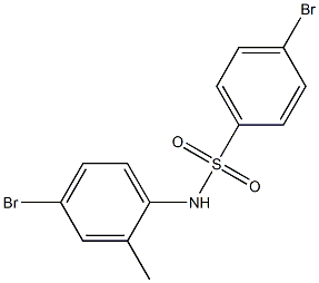 4-bromo-N-(4-bromo-2-methylphenyl)benzene-1-sulfonamide Structure