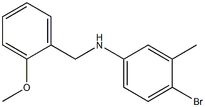 4-bromo-N-[(2-methoxyphenyl)methyl]-3-methylaniline 구조식 이미지